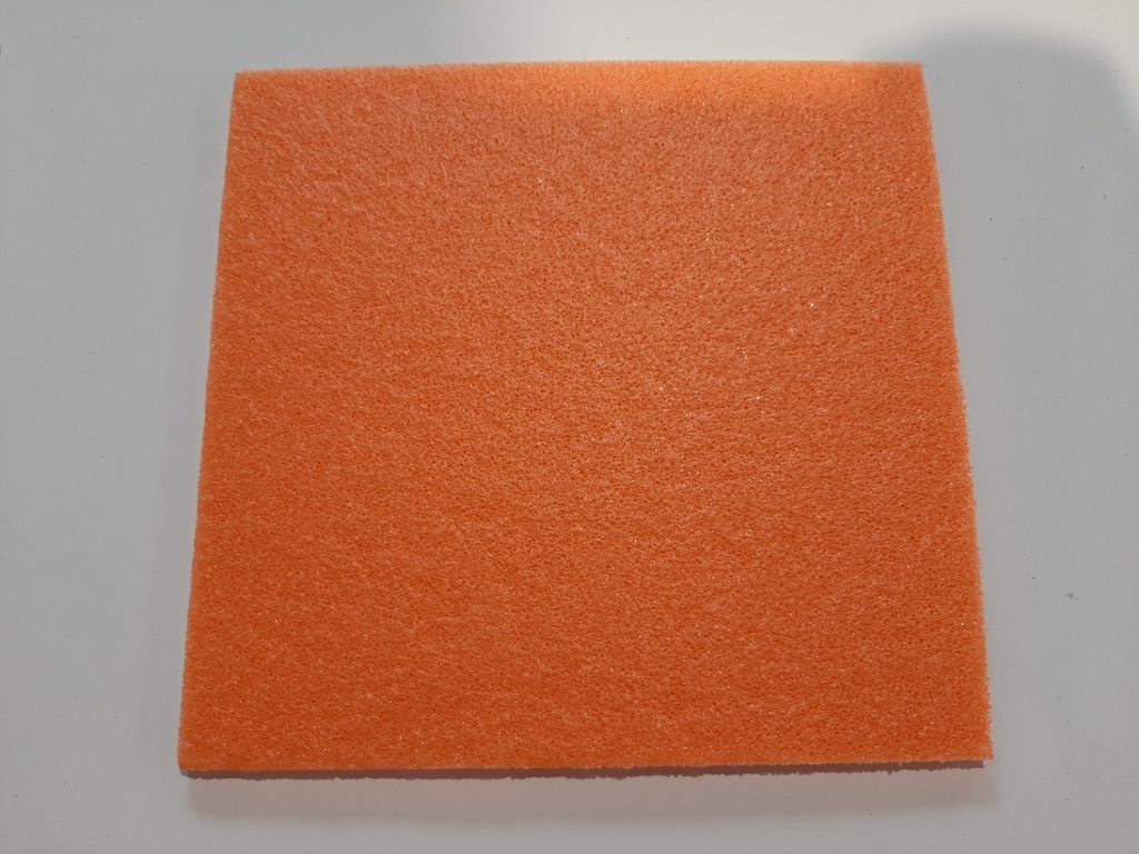 Pianka polietylenowa pomarańczowa, Polyethylen Schaumstoff orange